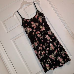 Spaghetti Strap Floral Dress